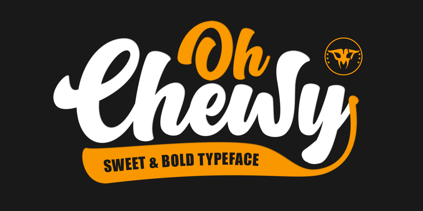 Example font Oh Chewy #1